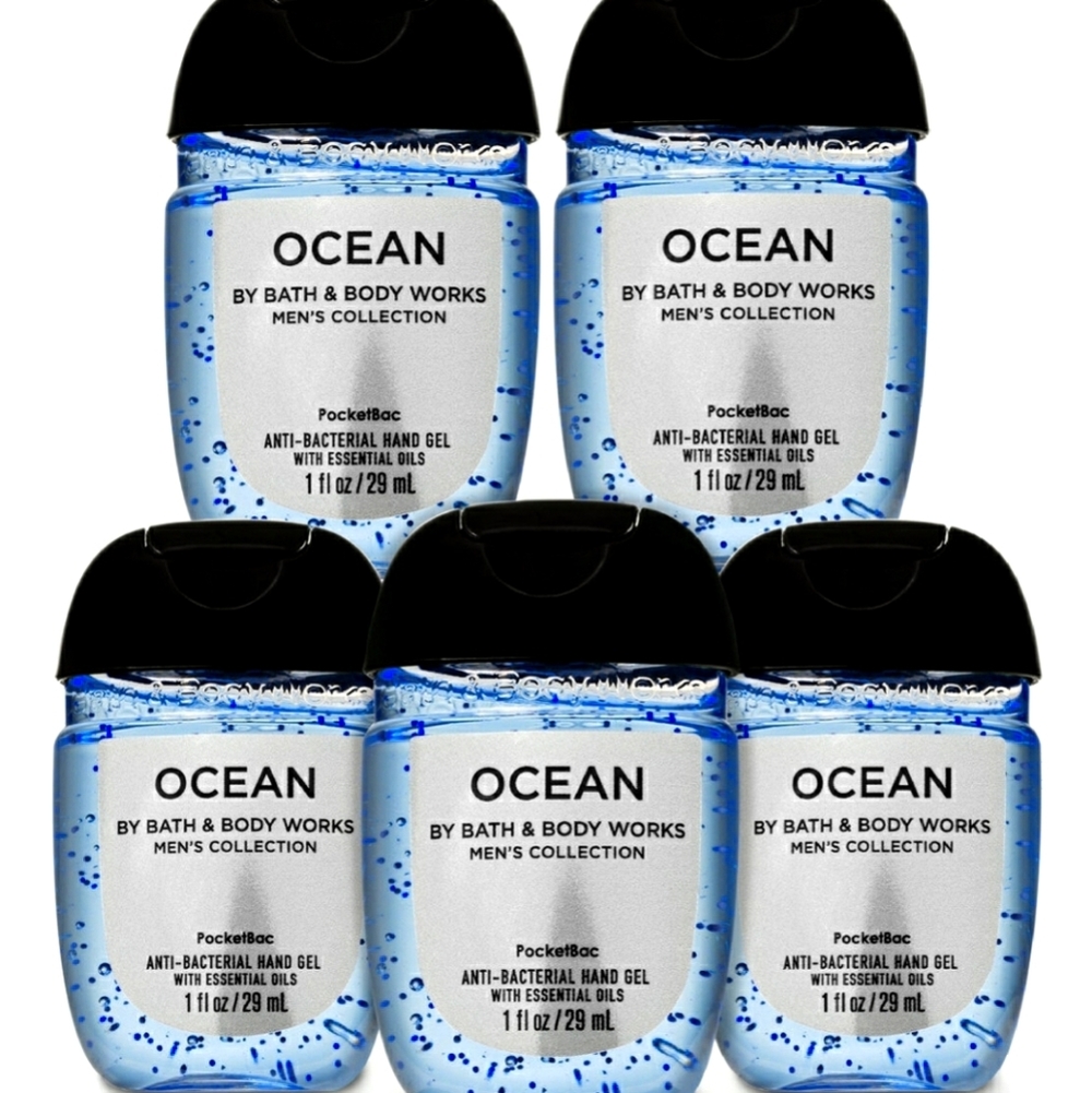 OCEAN POCKETBAC HAND SANITIZERS 5-PACK BY BATH & BODY WORKS